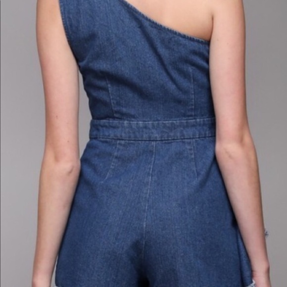 Brand New Boutique Item Denim Romper - Picture 4 of 5